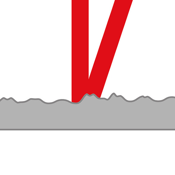 Laserviiva-anturit soikealla valopisteellä