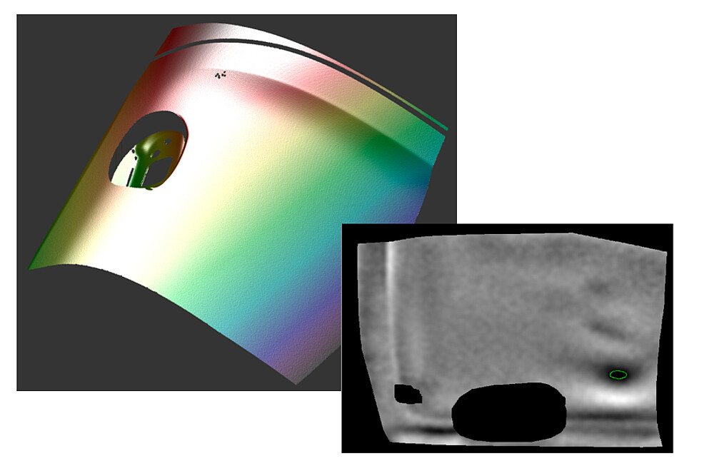 Testattavien komponenttien tunnistus inline-mittauksen aikana