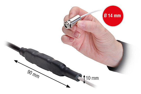 thermoMETER SE pienellä halkaisijalla